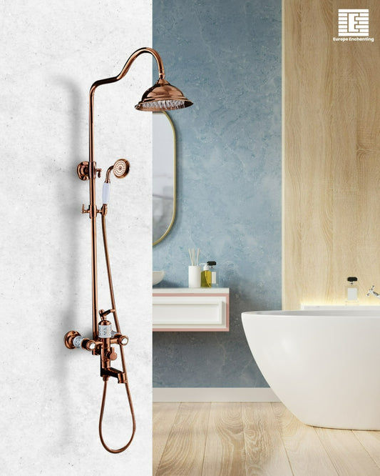 Shower Set Warna Rose Gold