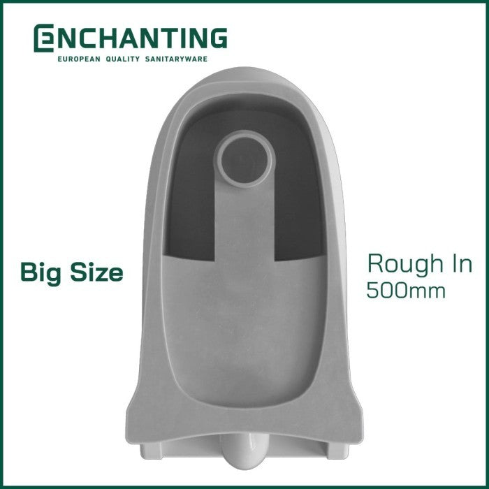 ENCHANTING Toilet / Kloset Duduk Siphonic Soft Close As 50cm E1369Eco