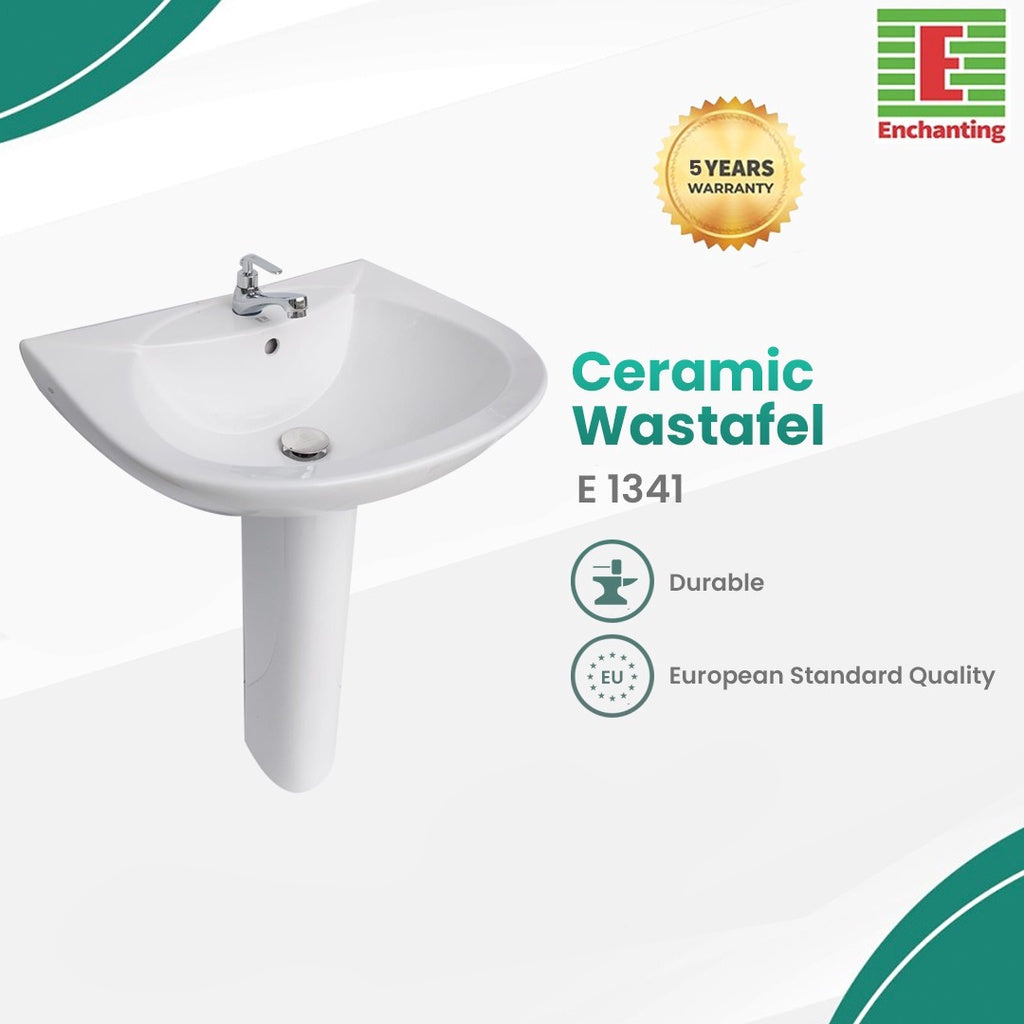 SET Wastafel Kamar Mandi Keramik Europe Enchanting E1341Set