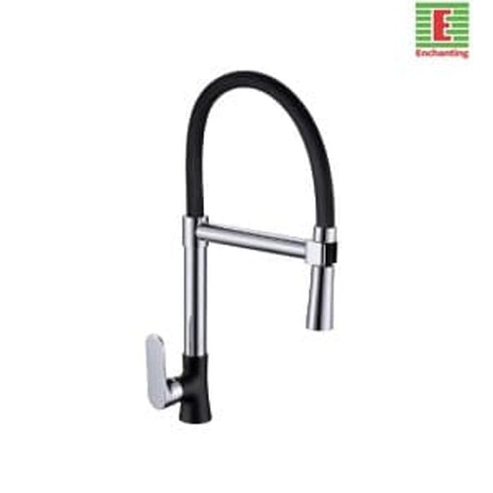 Kran Air Cuci Piring Europe Enchanting Black Chrome E1539
