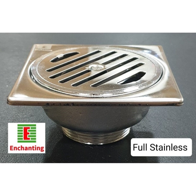 Saringan Got Floor Drain Europe Enchanting D06N Stainless Steel