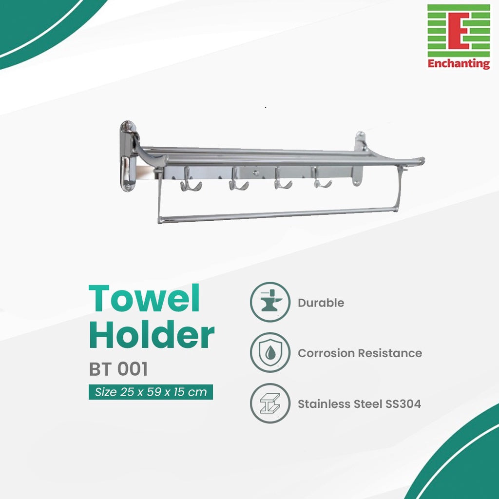 Towel Shelf / Rak Gantungan Handuk Dinding Europe Enchanting BT001