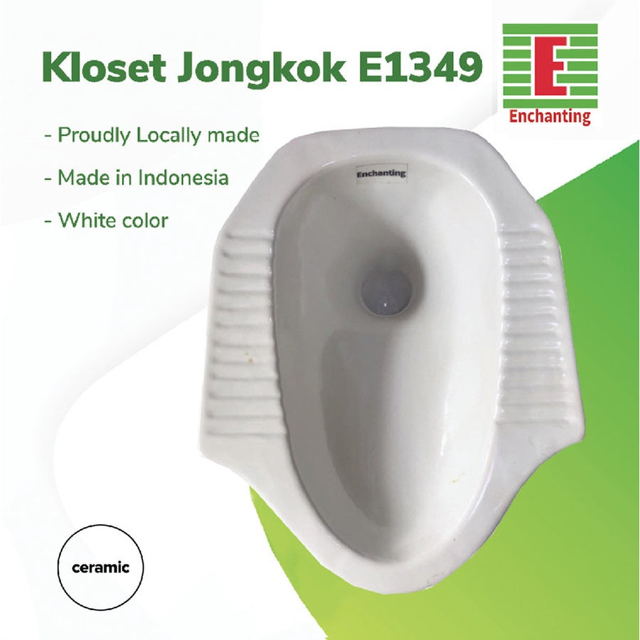 Enchanting Kloset Jongkok E1349 Putih