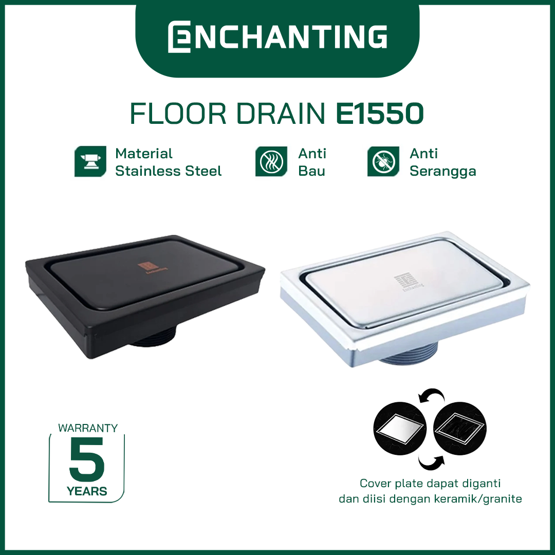 Floor Drain / Saringan Got Stainless Steel Europe Enchanting E1550