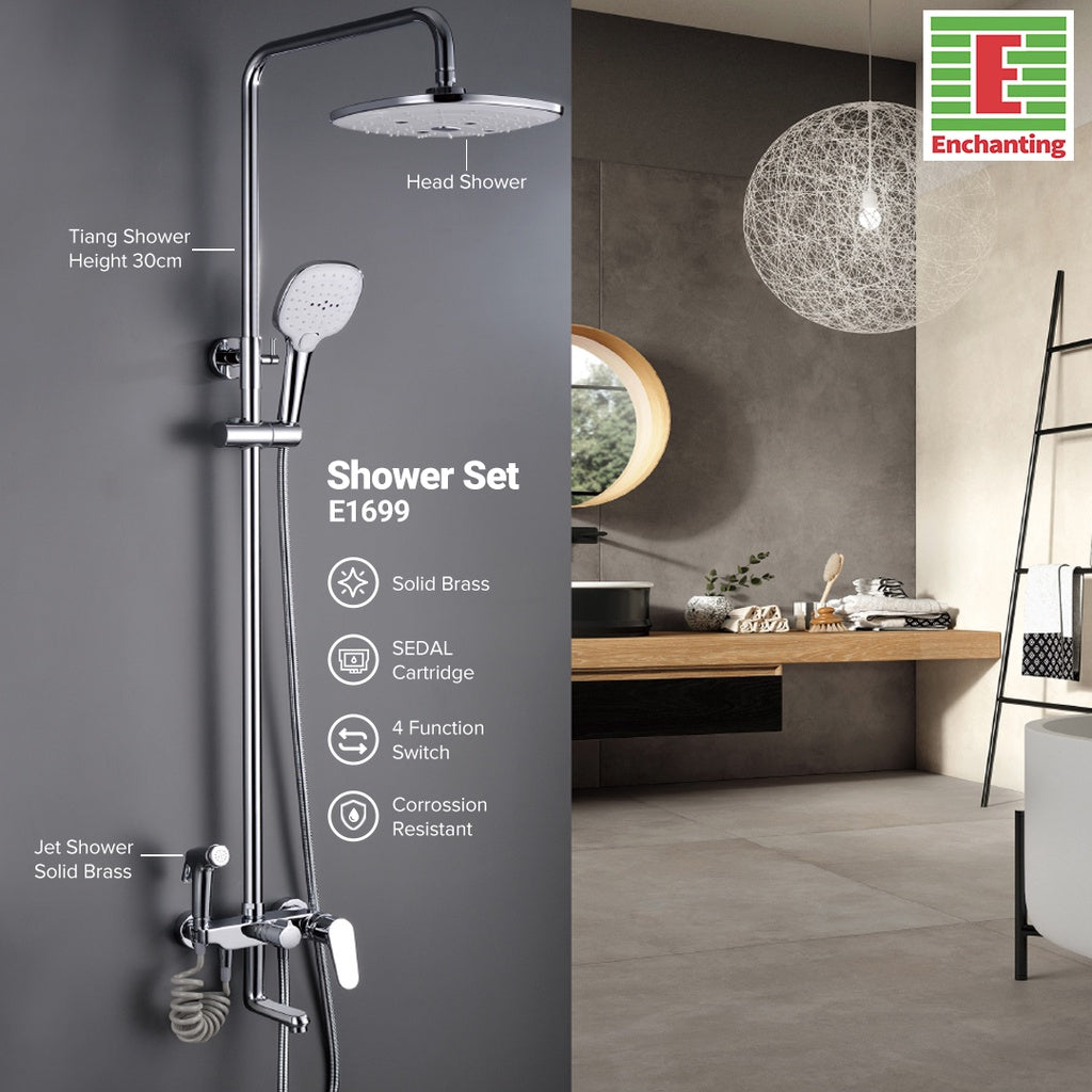 Kran Shower Air Panas Dingin Europe Enchanting E1540 Solid Brass