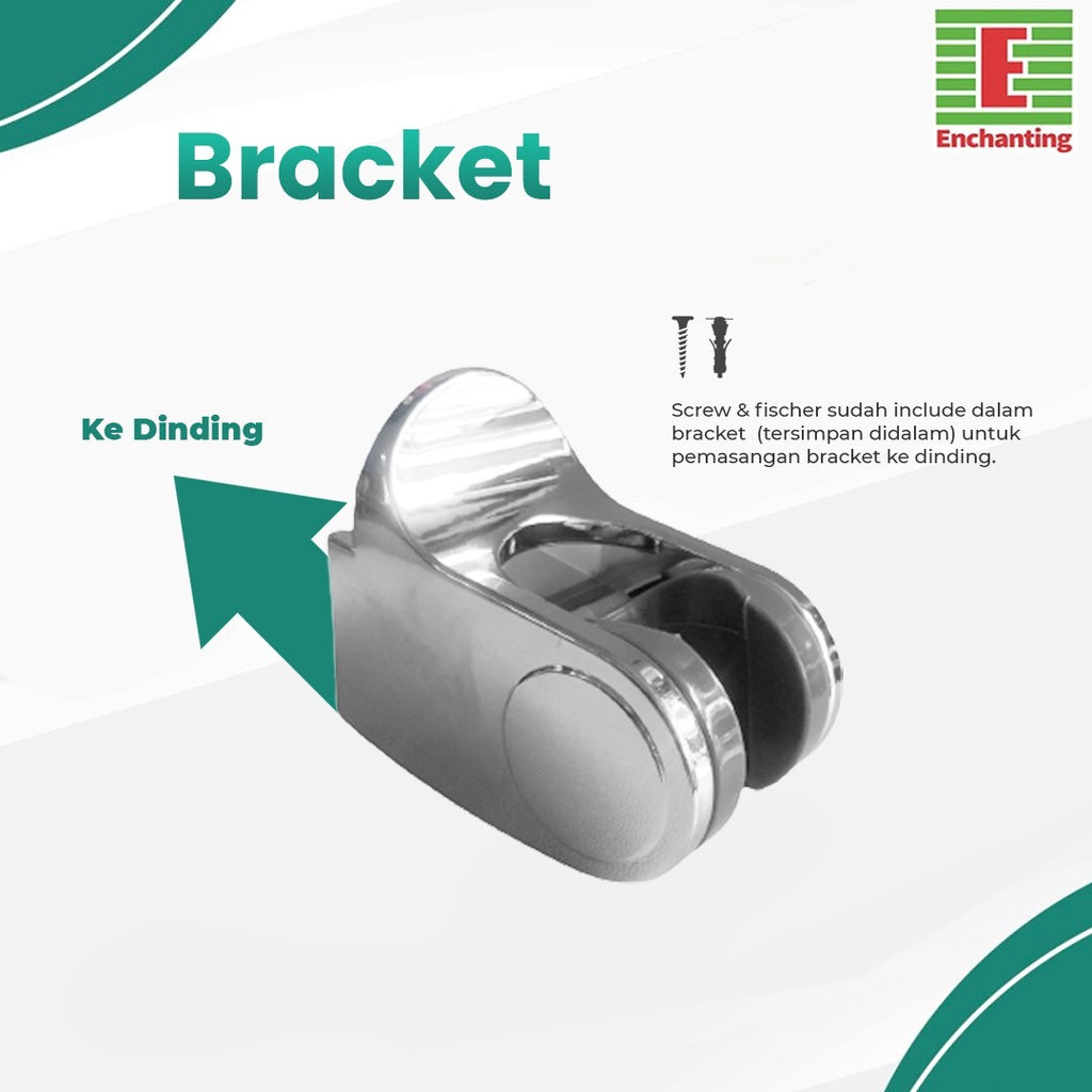 Hand Shower Crome High Quality 3 Fungsi Enchanting E216