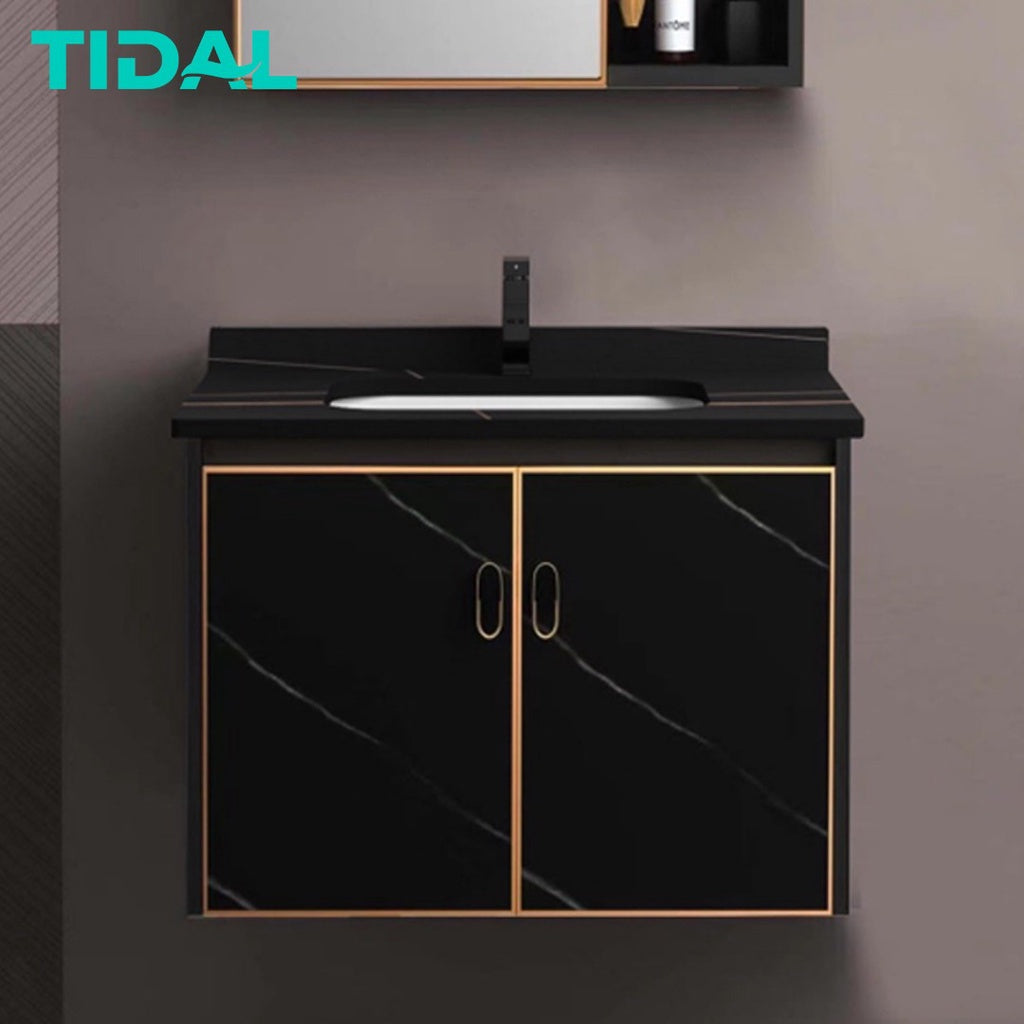 Wastafel Kabinet Modern Minimalis Cermin Kamar Mandi TIDAL TD061