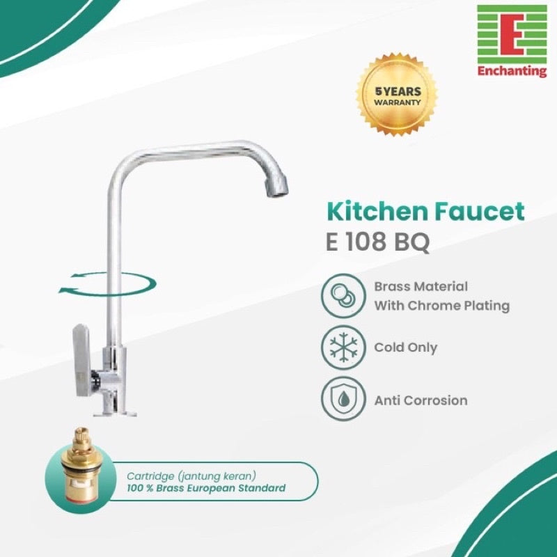 Kran Wastafel Cuci Piring Europe Enchanting E 108 BQ