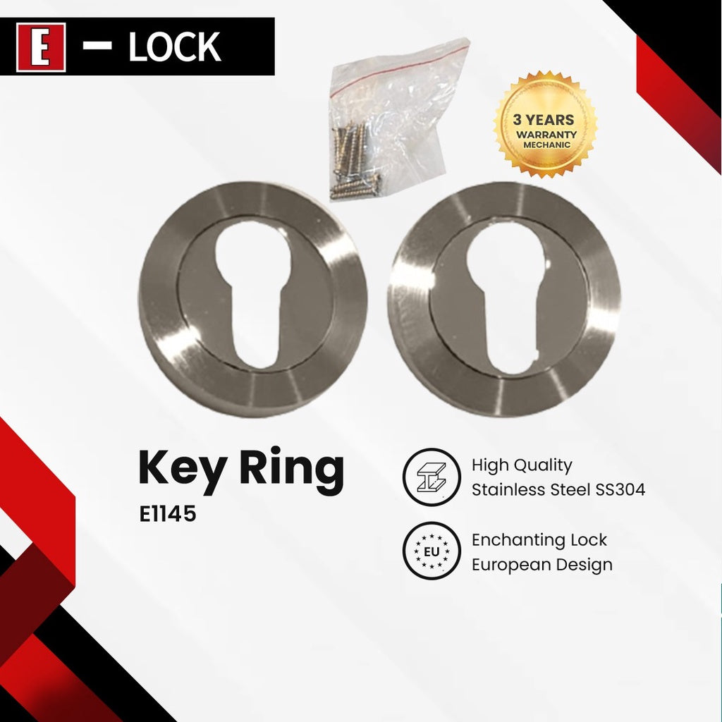 Ring Kunci Pintu / Penutup Lubang Kunci Escutcheon Elock Europe Enchanting E1145