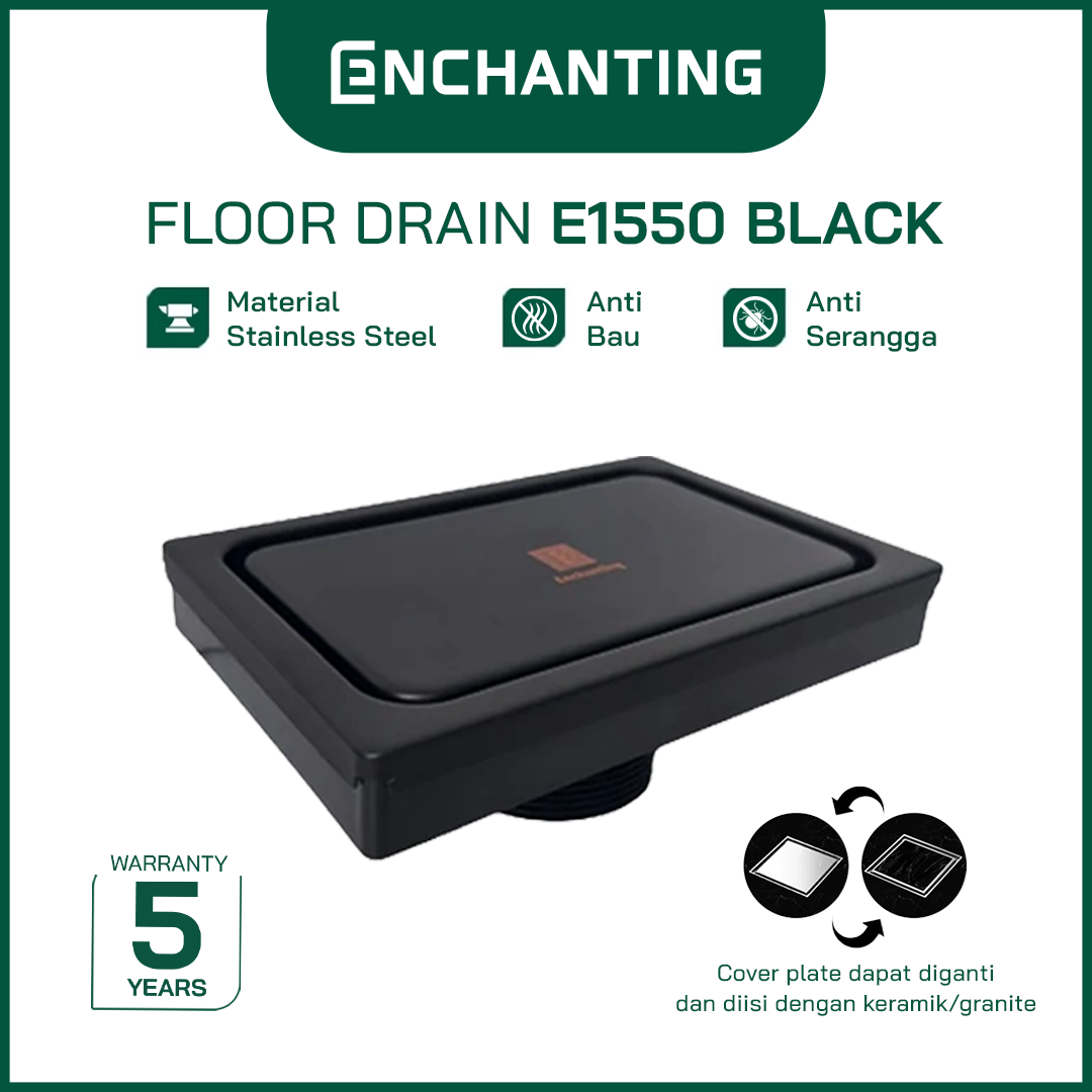 Floor Drain / Saringan Got Stainless Steel Europe Enchanting E1550