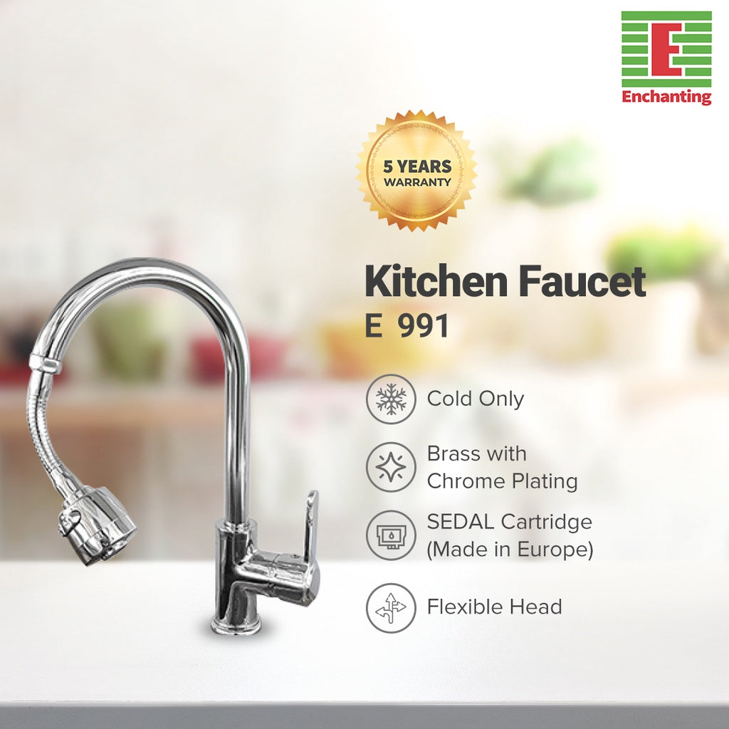 Kran Cuci Piring Flexible Europe Enchanting E991