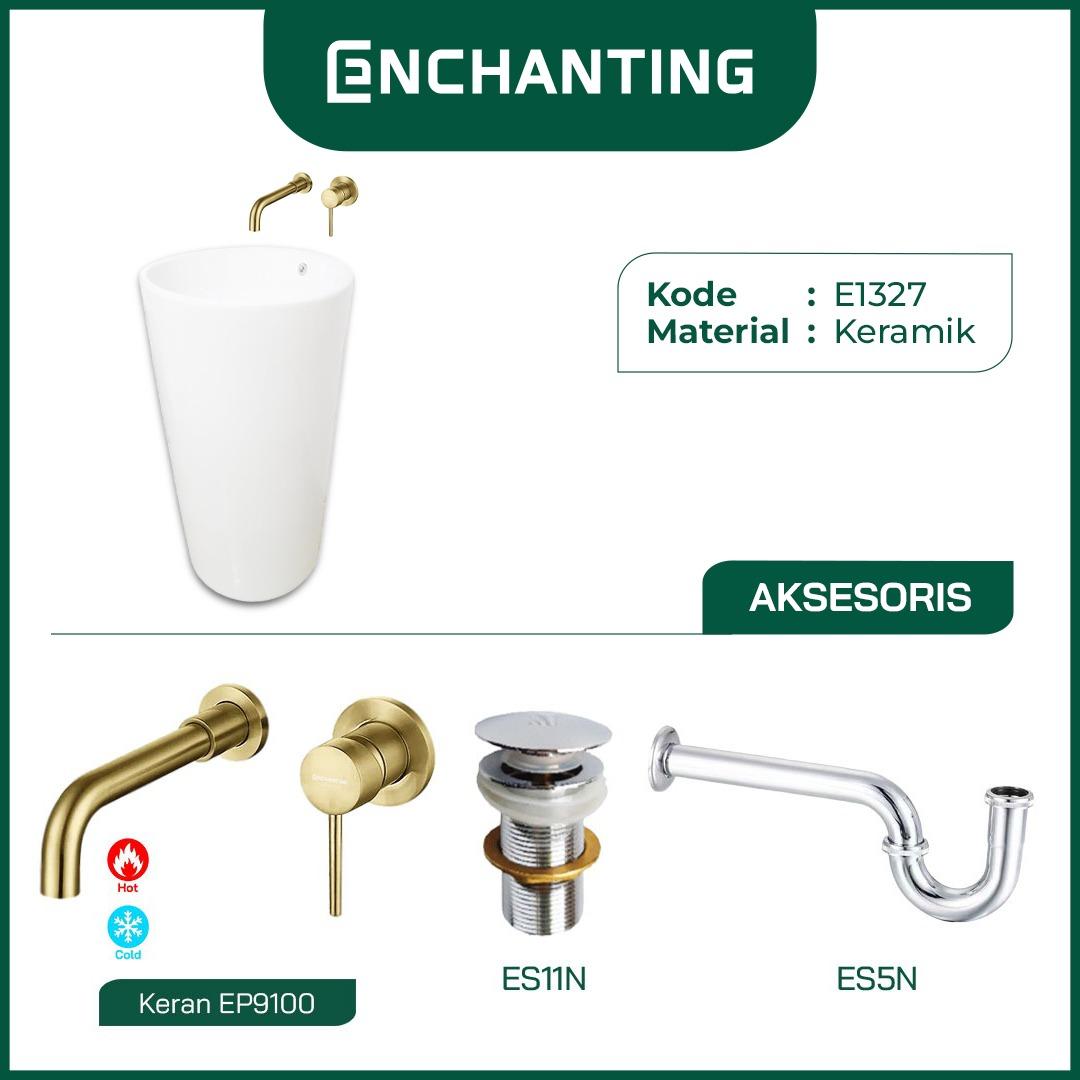 ENCHANTING Wastafel Kaki Keramik Europe Enchanting E1327