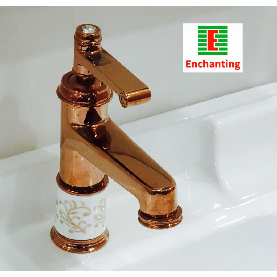 Enchanting Keran Air Wastafel Rose Gold E312