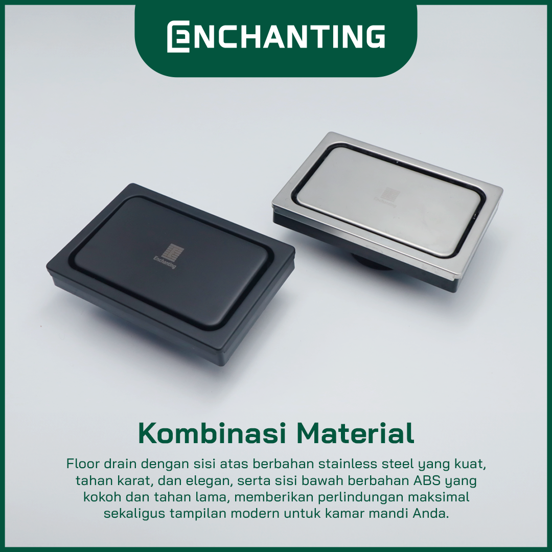 Floor Drain / Saringan Got Stainless Steel Europe Enchanting E1550