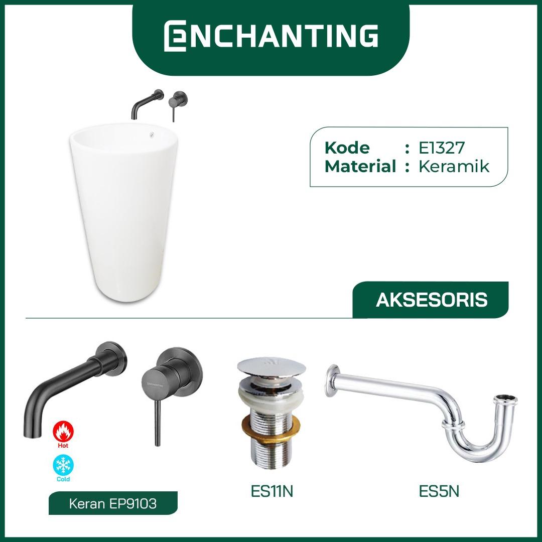 ENCHANTING Wastafel Kaki Keramik Europe Enchanting E1327