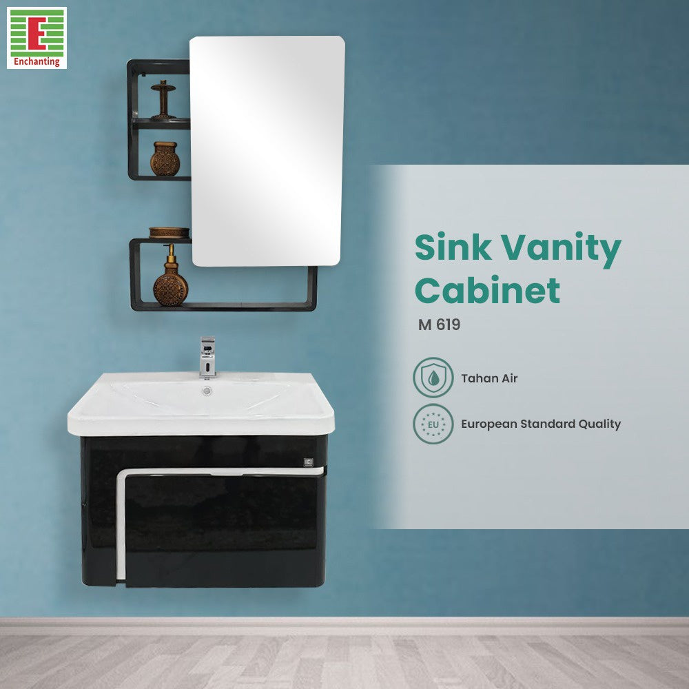 Wastafel Cabinet Europe Enchanting M619 PVC Waterproof