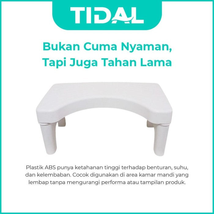 TIDAL Kursi Bangku Pijakan Kaki Toilet / Kloset Duduk Tidal TD157