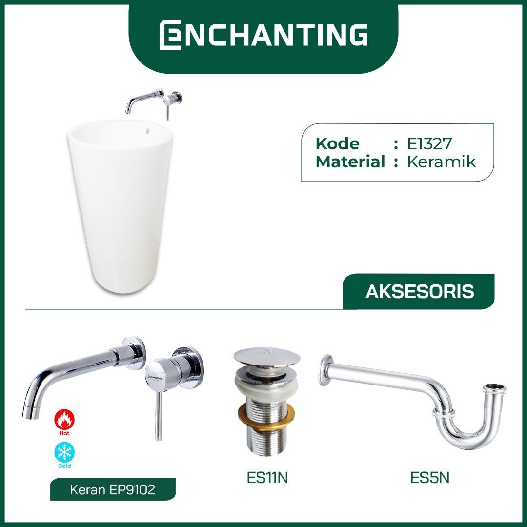 ENCHANTING Wastafel Kaki Keramik Europe Enchanting E1327