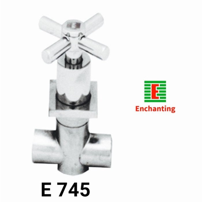 Kran Stop 1/2 Enchanting Stainless Steel Europe Enchanting E745