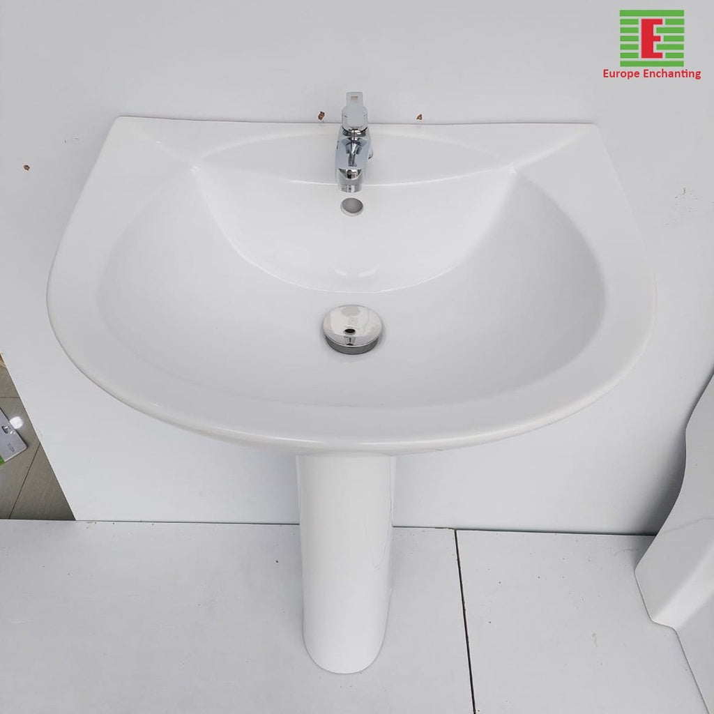 SET Wastafel Kamar Mandi Keramik Europe Enchanting E1341Set