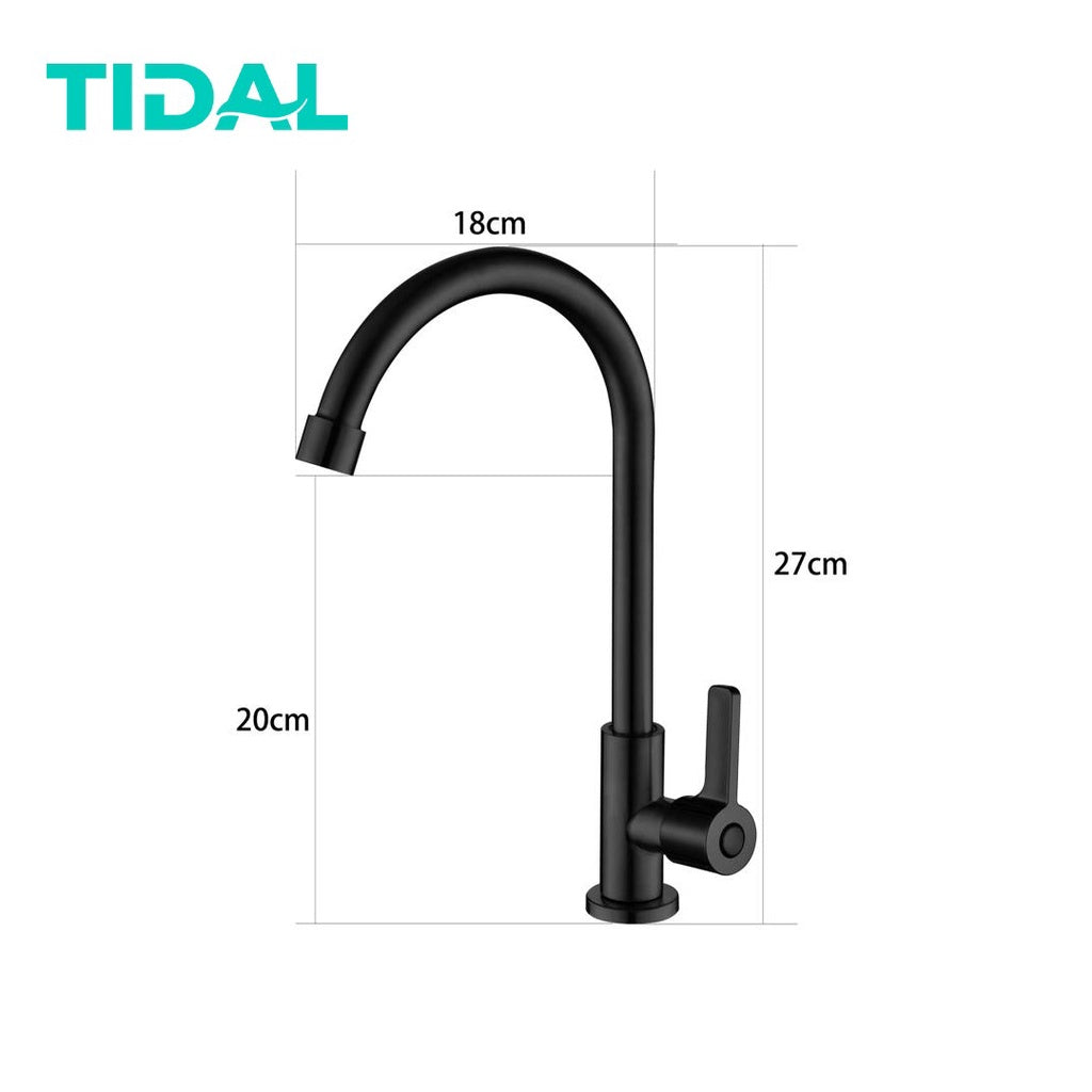 Kitchen Faucet / Keran Air Dapur Tanam Angsa Tidal TD024