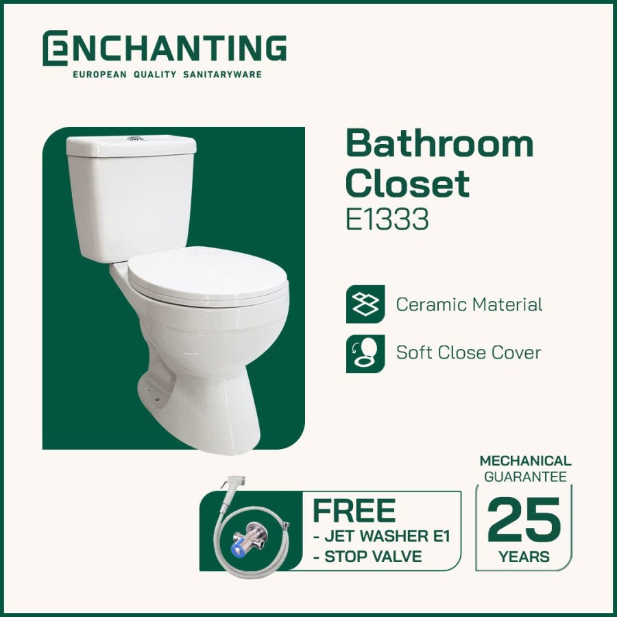 Toilet / Kloset Duduk Europe Enchanting E1333 Bergaransi