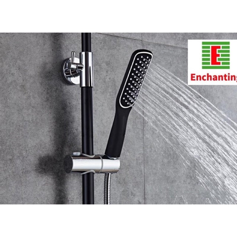 Enchanting Keran Air Panas Dingin Big Shower Black E770
