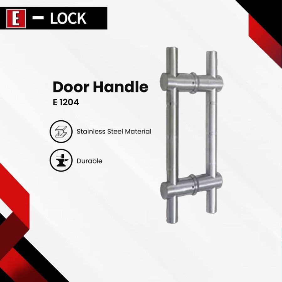 Gagang Handle Pintu Kaca Rumah Kantor Elock Europe Enchanting E1204