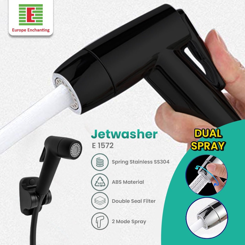 Toilet Shower Jet Washer Europe Enchanting E1572 Dual 2 Spray