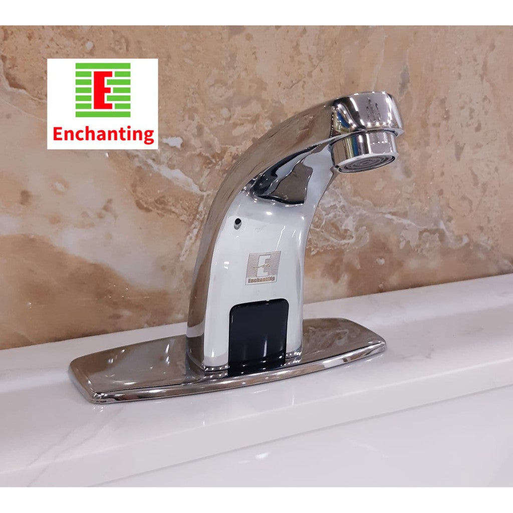 Kran Air Sensor Wastafel Chrome Cold Europe Enchanting E912 Bergaransi