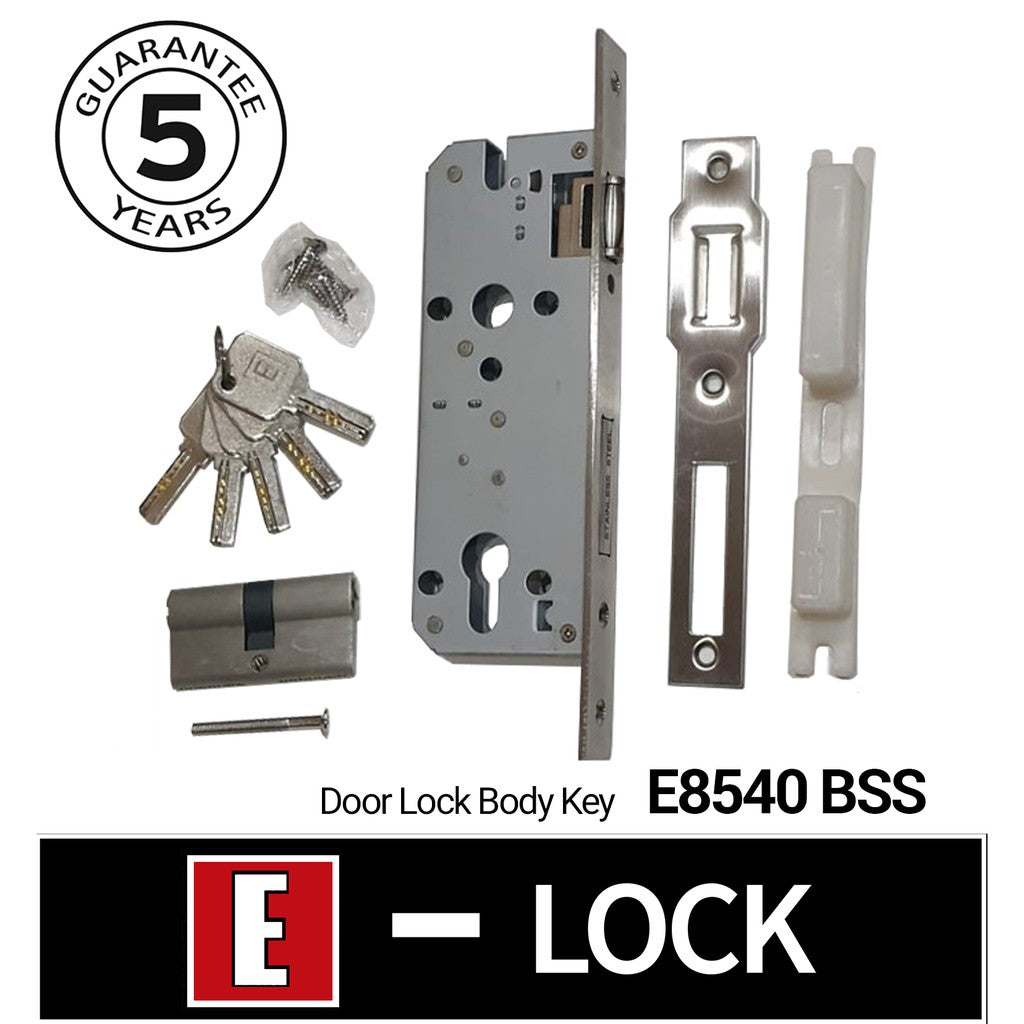 Enchanting Body kunci Pintu Pelor/Anak Kunci Pintu Stainless Steel E8540BSS