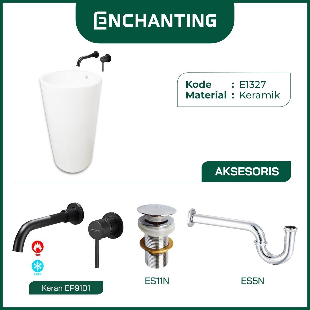 ENCHANTING Wastafel Kaki Keramik Europe Enchanting E1327