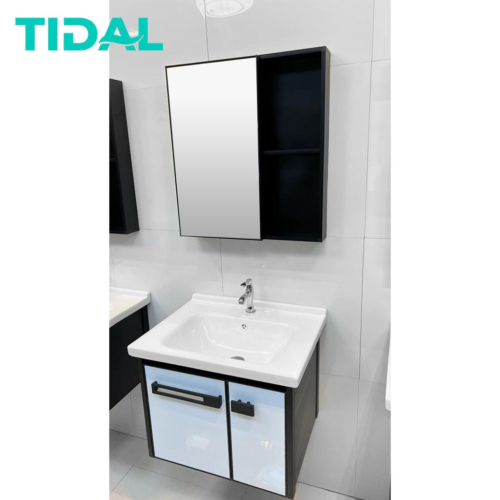 Wastafel Kabinet Set Komplit Minimalis Kamar Mandi Tidal TD055
