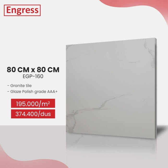 granite tile 80 x 80 lantai Engress EGP160