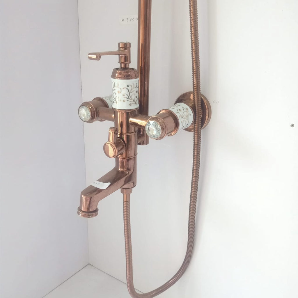 Shower Set Panas Dingin Big shower Classic E57 Rose Gold