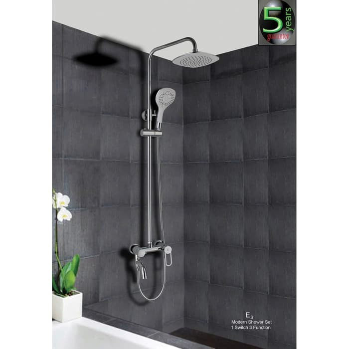 Enchanting Shower Set Brass With Chrome Plating E3 (Shower Mandi)