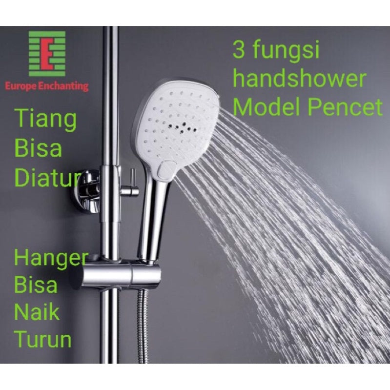 Kran Shower Air Panas Dingin Europe Enchanting E1540 Solid Brass