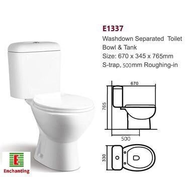 Toilet/Kloset Duduk Europe Enchanting E1337