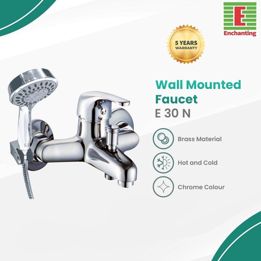 Shower Set Aluminium Alloy Europe Enchanting E13C Cold Only ( Shower Mandi )