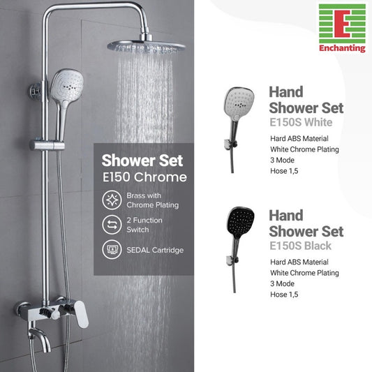 Shower Set Minimalis Style Europe Enchanting E150