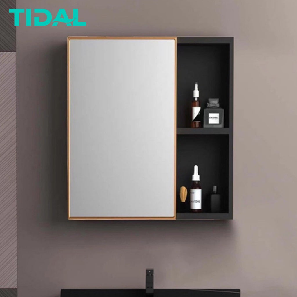 Wastafel Kabinet Modern Minimalis Cermin Kamar Mandi TIDAL TD061