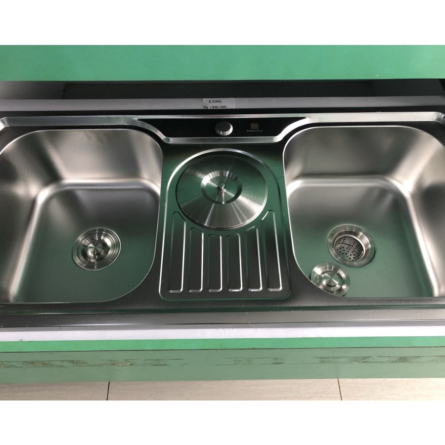 SET Kitchen Sink Bak Cuci Piring Europe Enchanting E1066SET Stainless