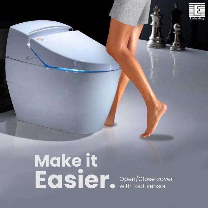 Enchanting Smart Closet Toilet Full Sistem Otomatis cover E008