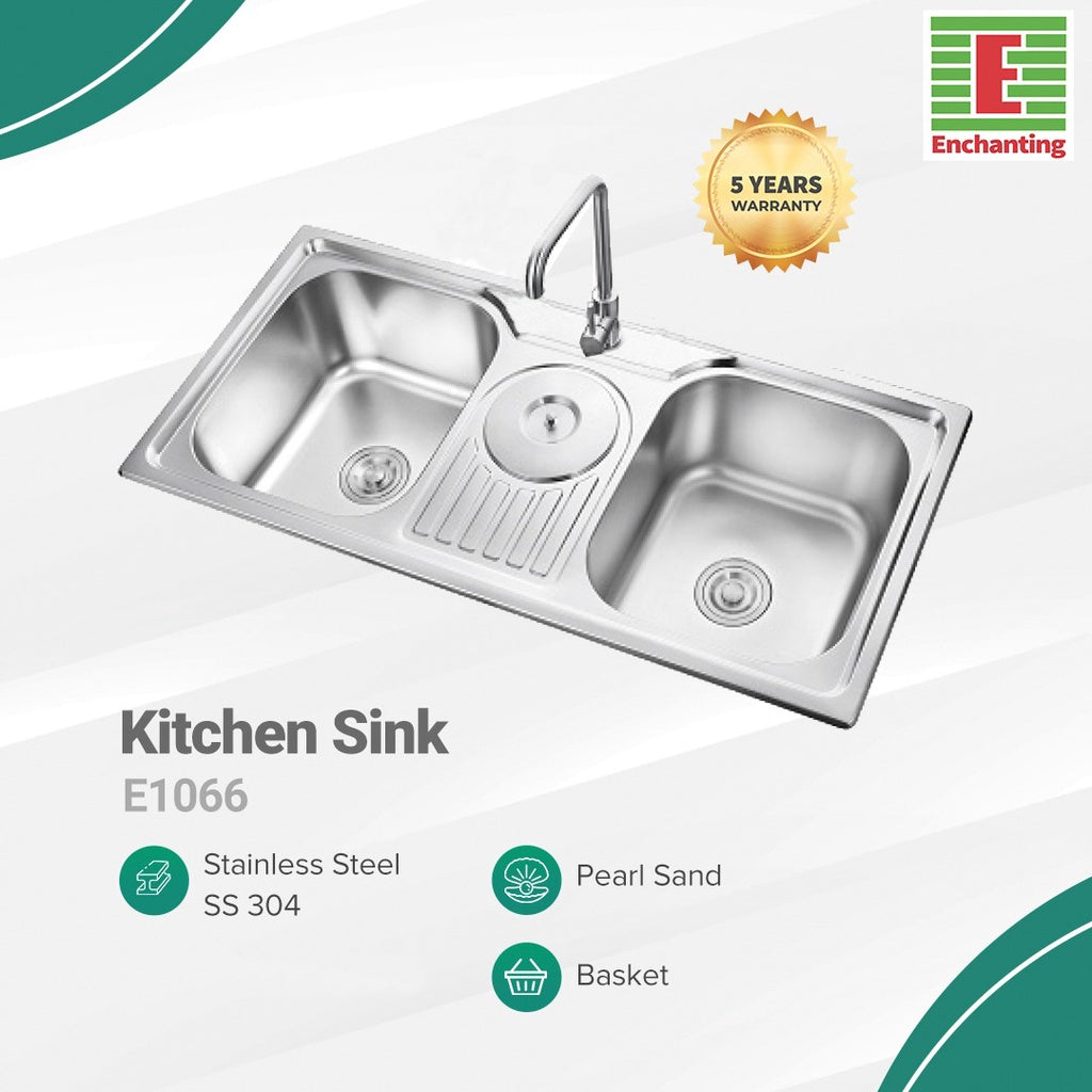 Bak Tempat Cuci Piring Kitchen Sink Europe Enchanting E1066 Bergaransi