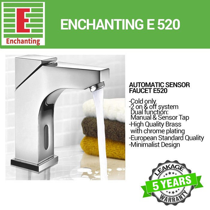 Kran Air Wastafel Automatic Sensor Europe Enchanting E520