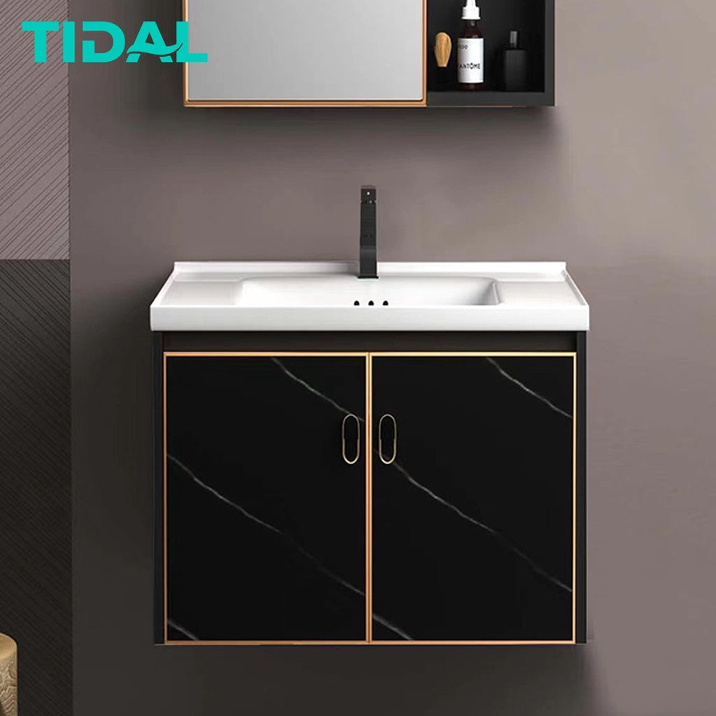 Wastafel Kabinet Modern Minimalis Cermin Kamar Mandi TIDAL TD051