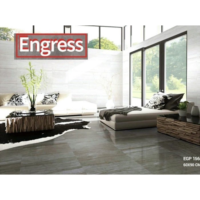 Granite Tile Grey Marble Engress Glazed Polish 60 x 90 Egp156