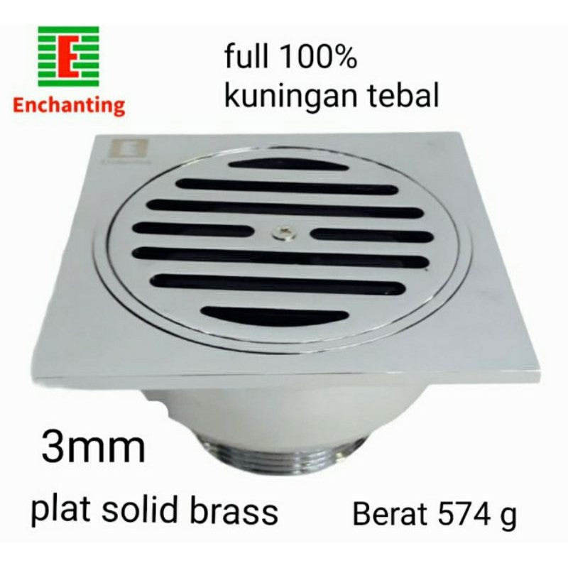 Enchanting Floor Drain/Saringan Got Stainless Steel - D02