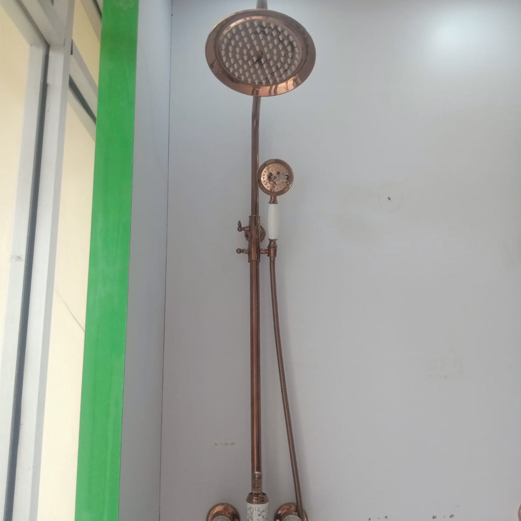 Shower Set Panas Dingin Big shower Classic E57 Rose Gold