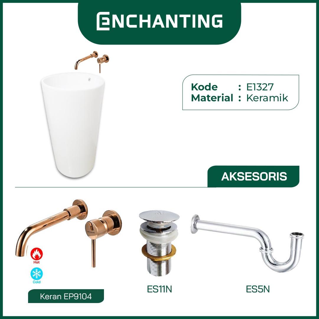 ENCHANTING Wastafel Kaki Keramik Europe Enchanting E1327